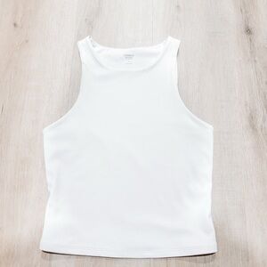 Express White Body Contour Tank